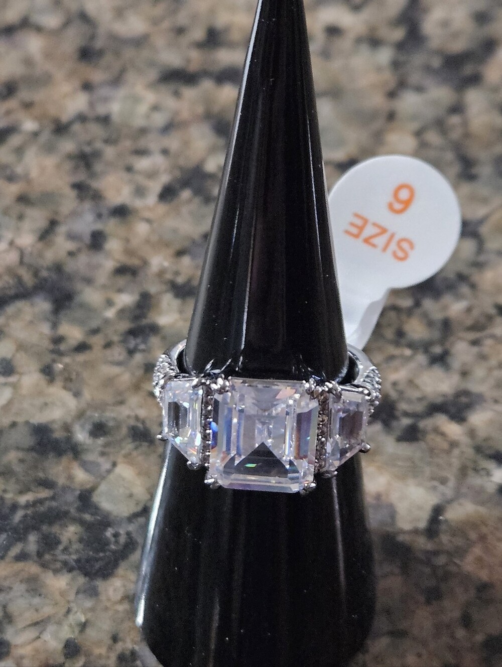 Bomb Party RG66586 "Duly Noted Dreams" Diamond Cubic Zirconia Sz 6